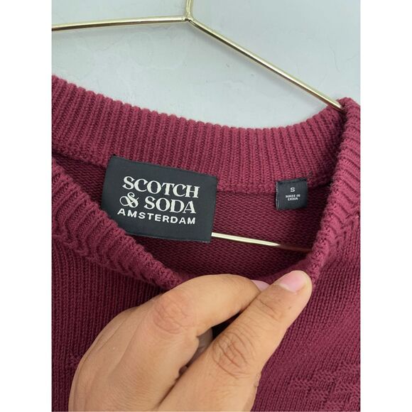 SCOTCH & SODA Dip-Dyed Jacquard Sweater Size Small - Picture 3 of 6